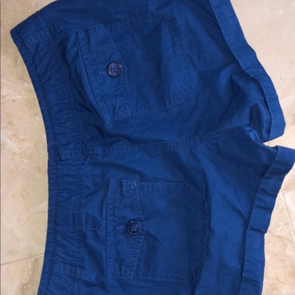 Blue shorts